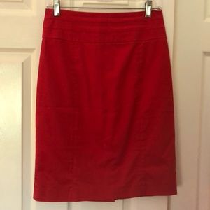 Red H & M skirt